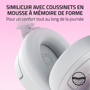 Casque gamer RAZER KRAKEN KITTY V3 PRO BLANC