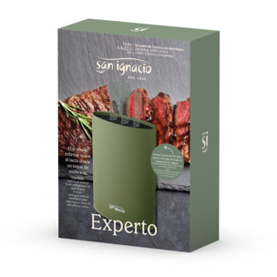 Tacoma para cuchillos 16,8x6,8x22,5 cm color verde pet expert san ignacio