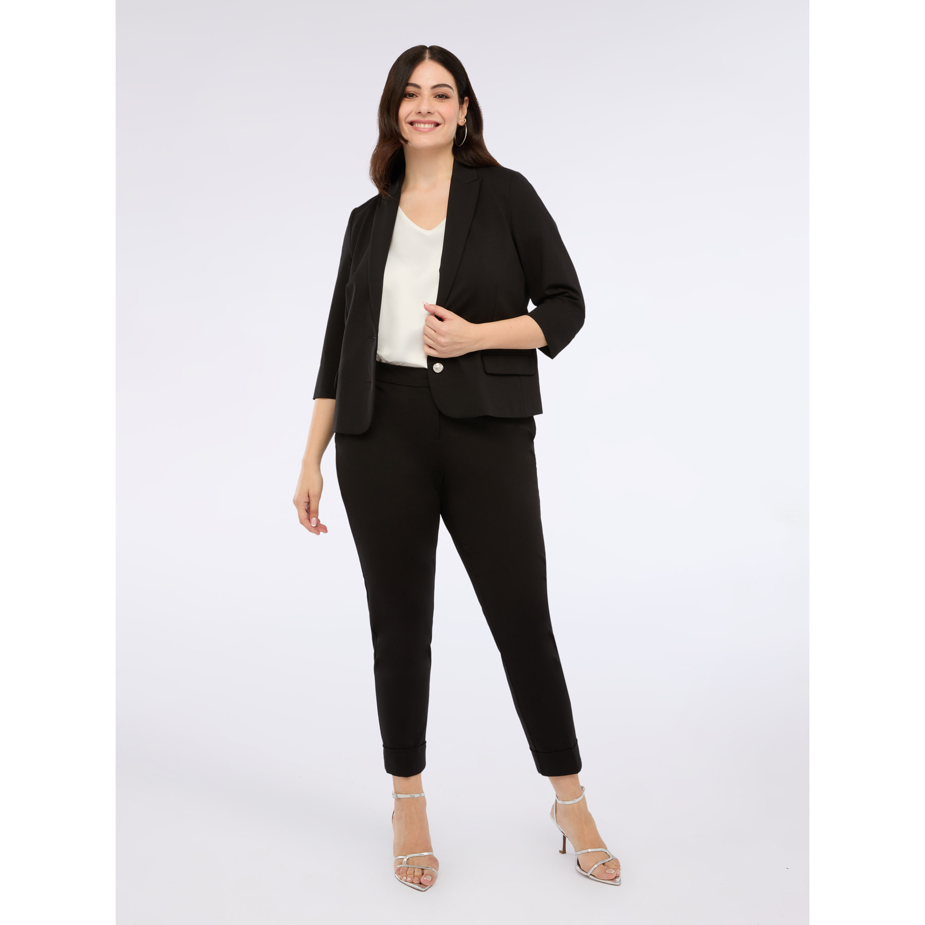 Fiorella Rubino - Pantaloni New York in punto Milano - Nero