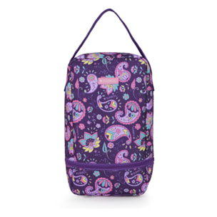 Zapatillero Gabol Pranah color morado con rejilla transpirable