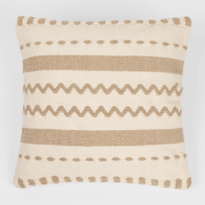 Cojín cuadrante algodón Leito 45x45 - funda + relleno