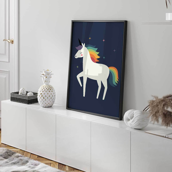 Affiche étoilée colorée Affiche seule