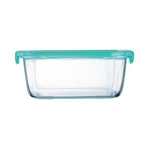 Boîte de conservation carrée hermétique 76 cl Keep'n Box + Couvercle Lagoon - Luminarc