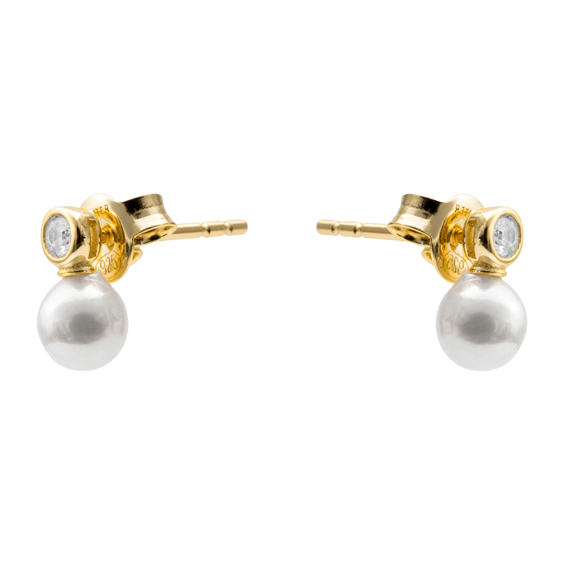 Pendientes Siako acabado oro amarillo 18k