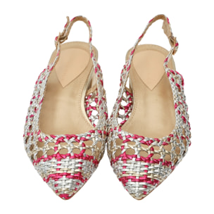 Sandali intreccio - tacco 4,5 cm