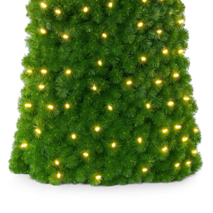 Sugarplum - Albero di Natale a Cono con 560 Luci LED in PVC Ø66x210H cm