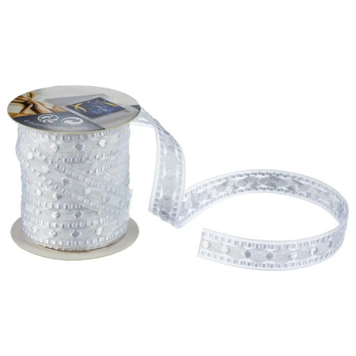 Ruban tissé 10mm l.3 m polyester