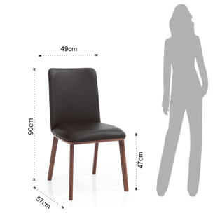 Tomasucci SET 2 SEDIE COPENAGHEN multicolore