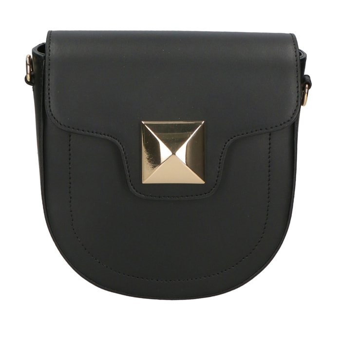 Borsa a tracolla da donna - Modello Calista - Vera pelle - 19.0 x 20.0 x 7.0 cm