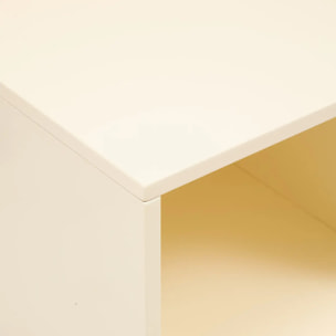 Bibliothèque Enfant Bouli 2 portes 4 Cases Beige 60x30x94,5 cm