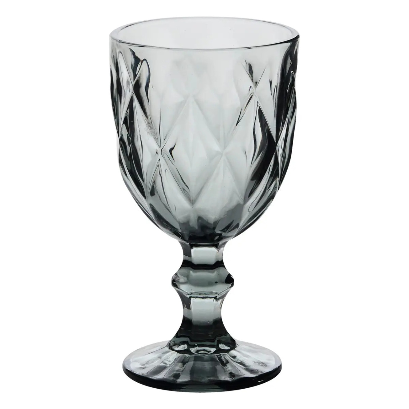 Verre à vin Lea gris D8xH15,2cm