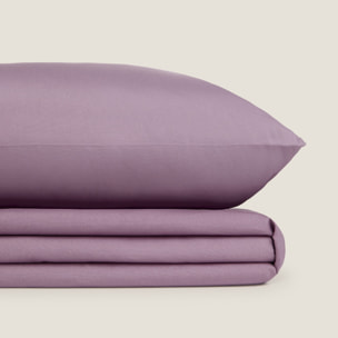Sábana algodón percal Best 2 color lila malva