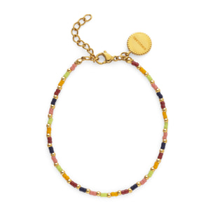 Pulsera Áura Colors Acero Baño Oro