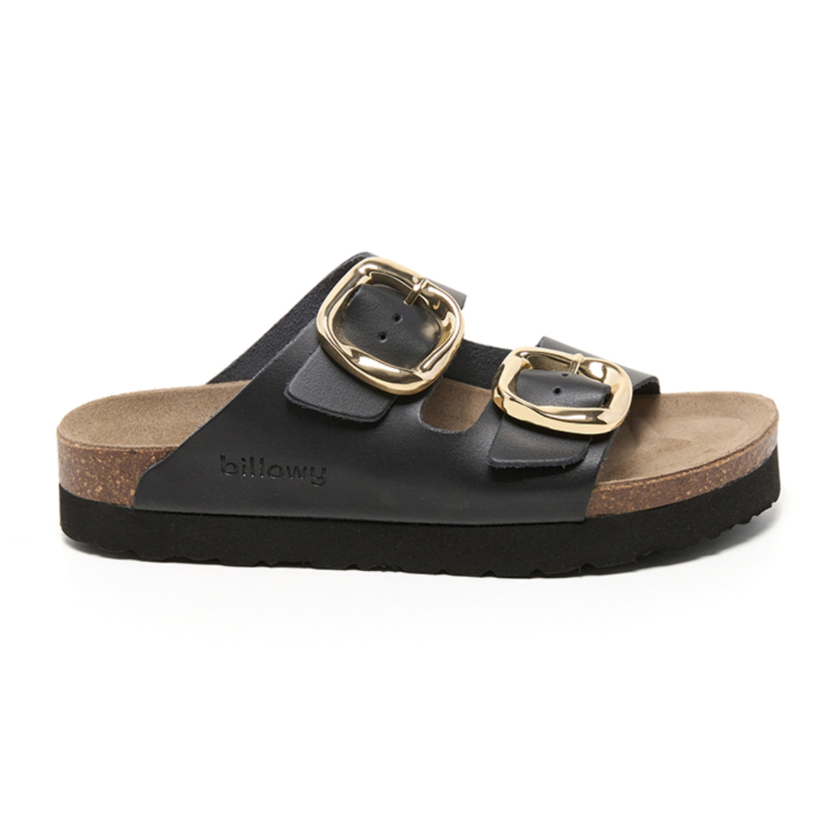 SANDALO CON ZEPPA BILLOWY NERO