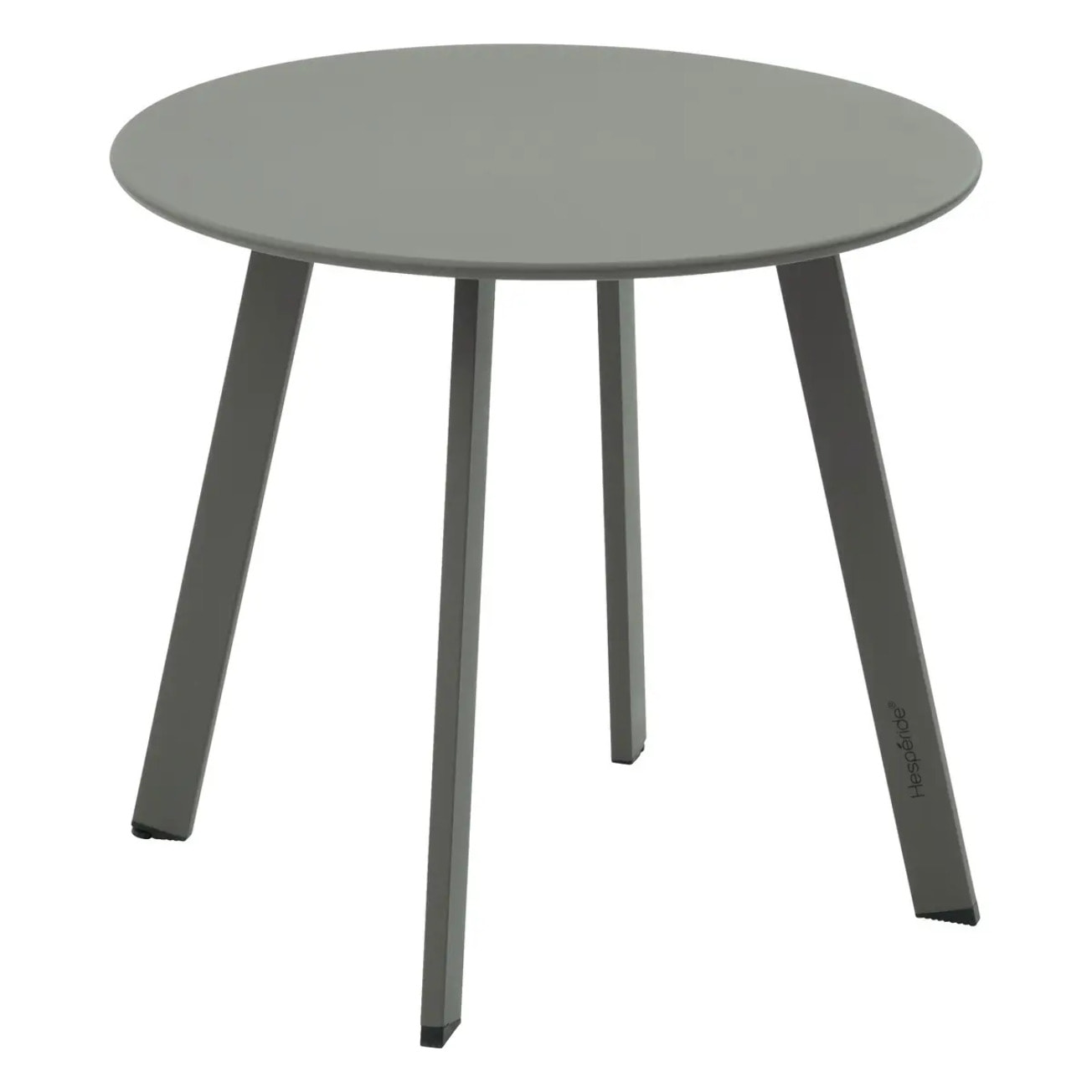 Table d'appoint de jardin ronde "Saona" vert laurier 70 x 40cm en acier