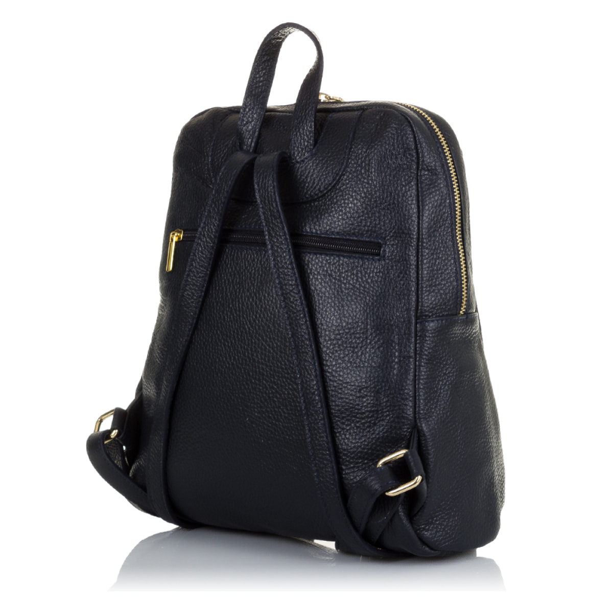 Monastier Bolso mochila Mujer.Piel auténtica Dollaro