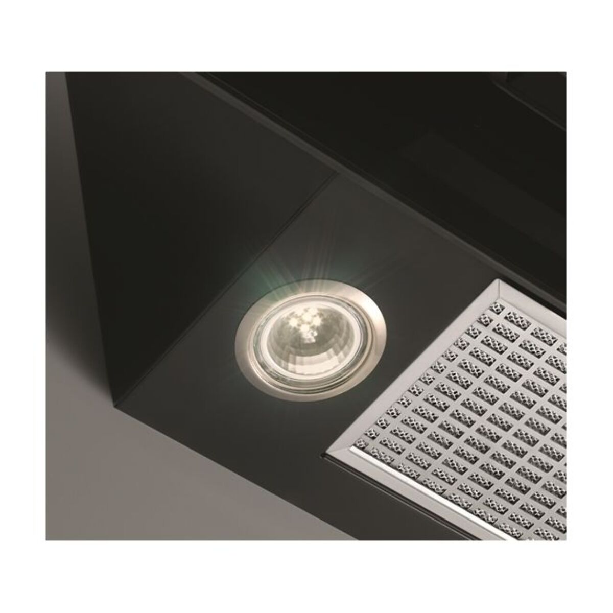 Hotte décorative murale inclinée FABER STEELMAX 800 NOIR/INOX