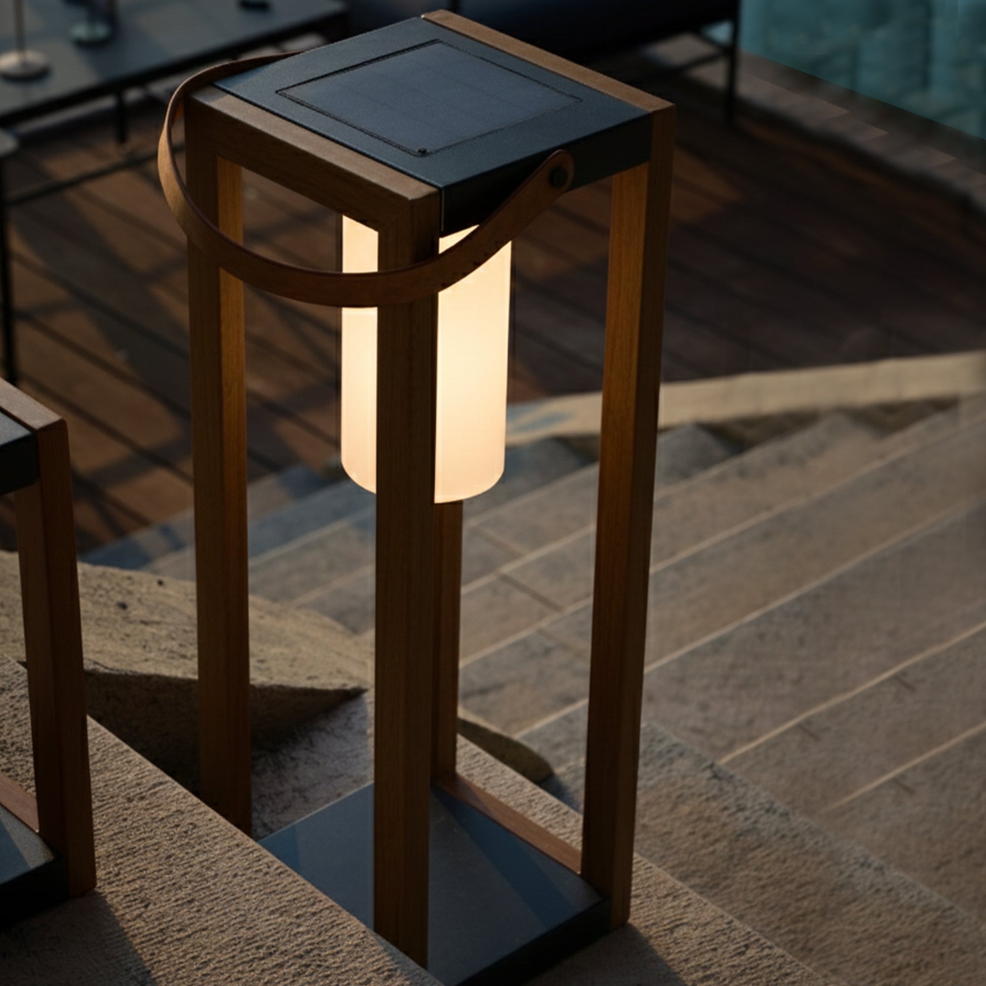 Lanterne solaire batterie SERAPHINA H58CM