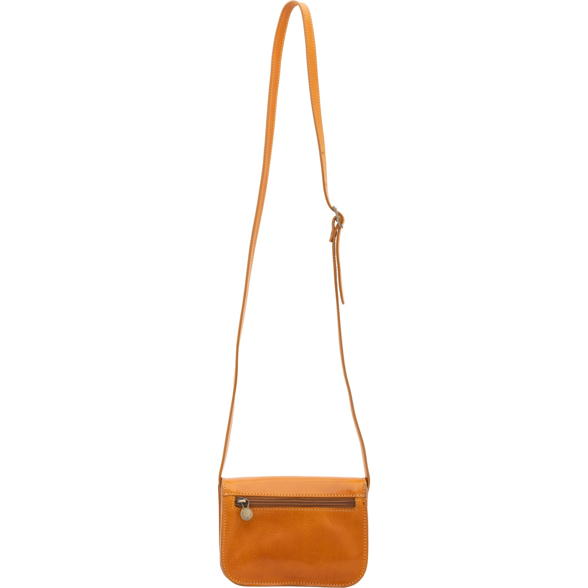 Borsa a tracolla da donna - Modello False - Vera pelle - 19.0 x 13.0 x 9.5 cm