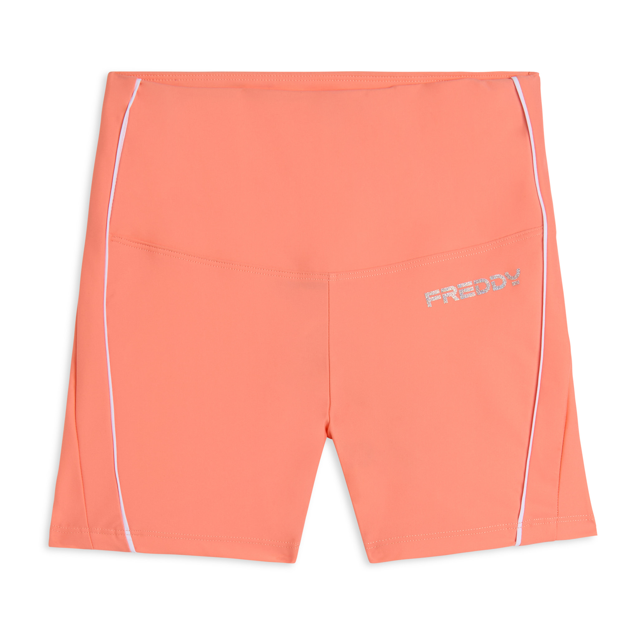 Leggings shorts Vita Alta con bordature a contrasto