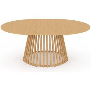 Table de jardin ronde extensible Hortensia Ø160-200cm