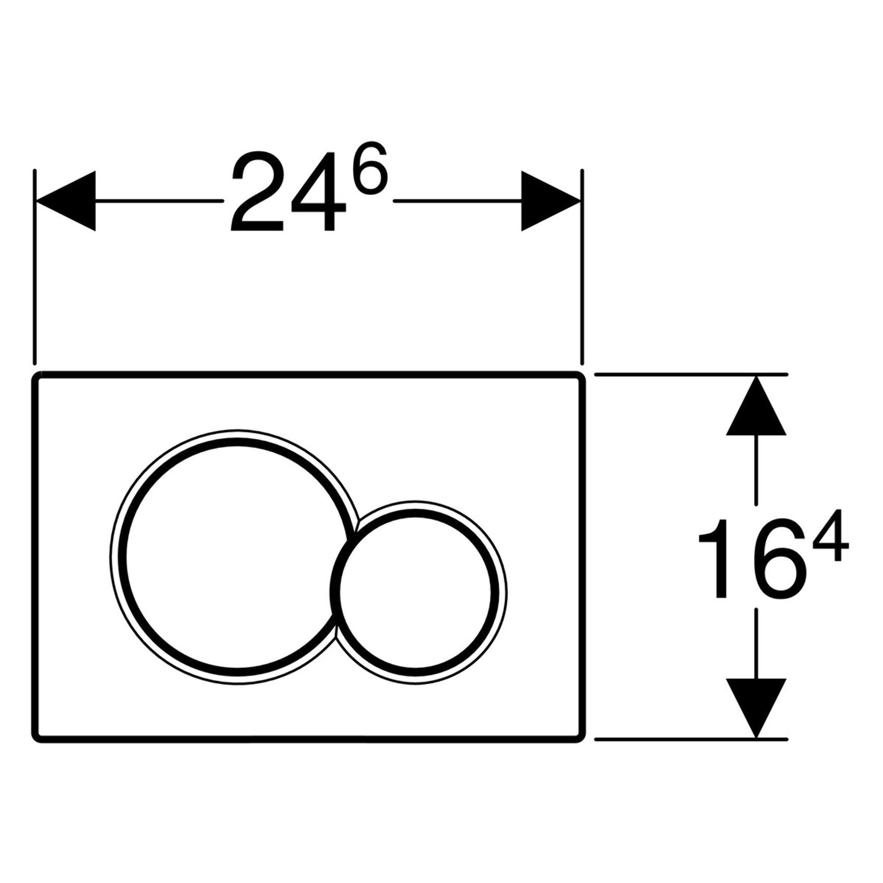 Pack bati-support Geberit Duofix UP320 + Plaque de commande Sigma01 Noire (-Sigma01-A-DE)