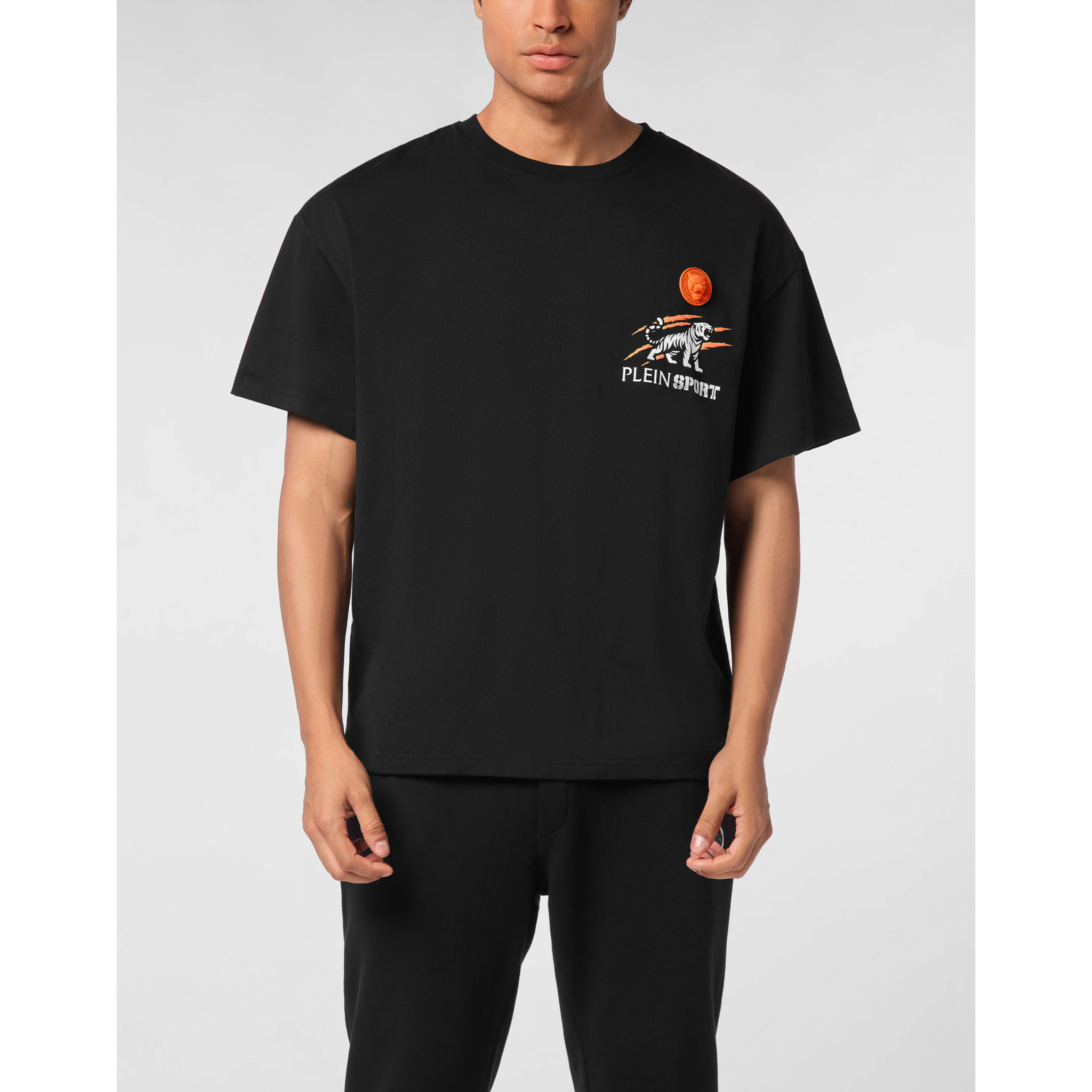 PLEIN SPORT T-Shirt Round Neck Ss TIGER