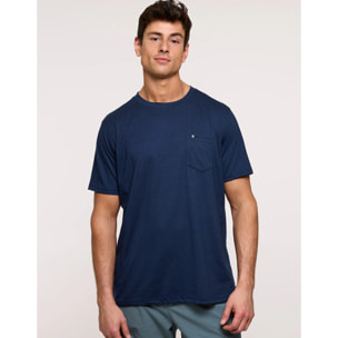 Camiseta Manga Corta Azul Marino - Veira