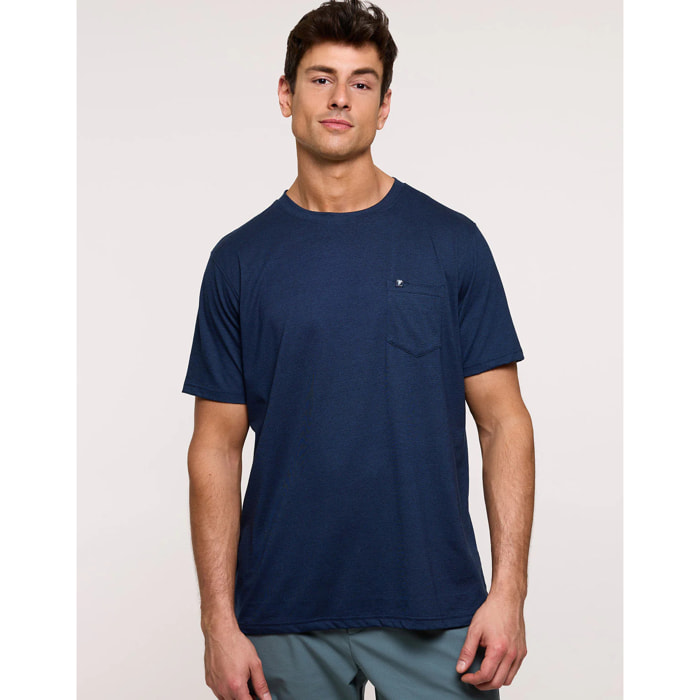 Camiseta Manga Corta Azul Marino - Veira