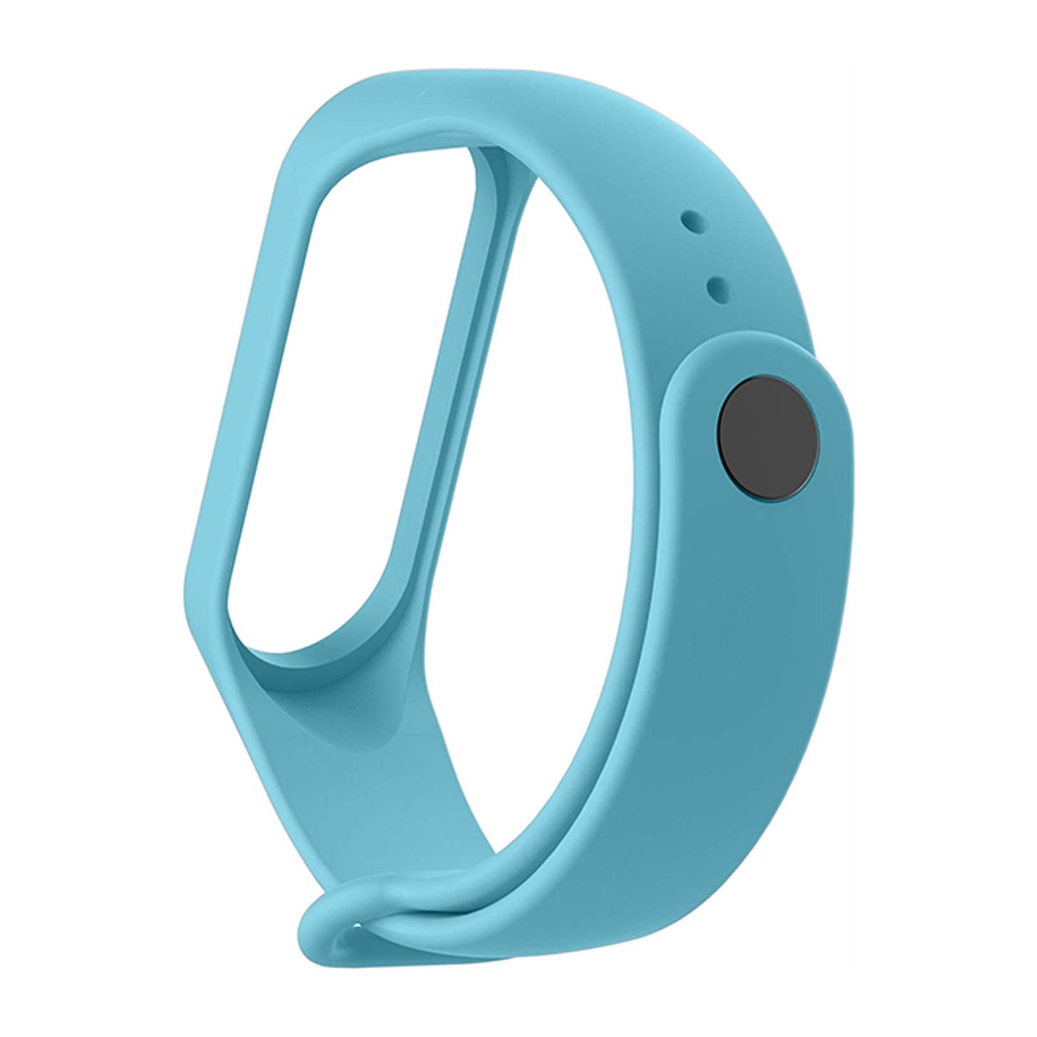 DAM Correa de silicona Compatible con Xiaomi Band 25x1x2 Cm. Color: Azul Claro