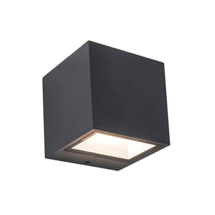 Applique murale secteur GEMINI CUBE GREY
