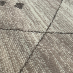 Tapis salon et chambre tissé motif berbère LUTO