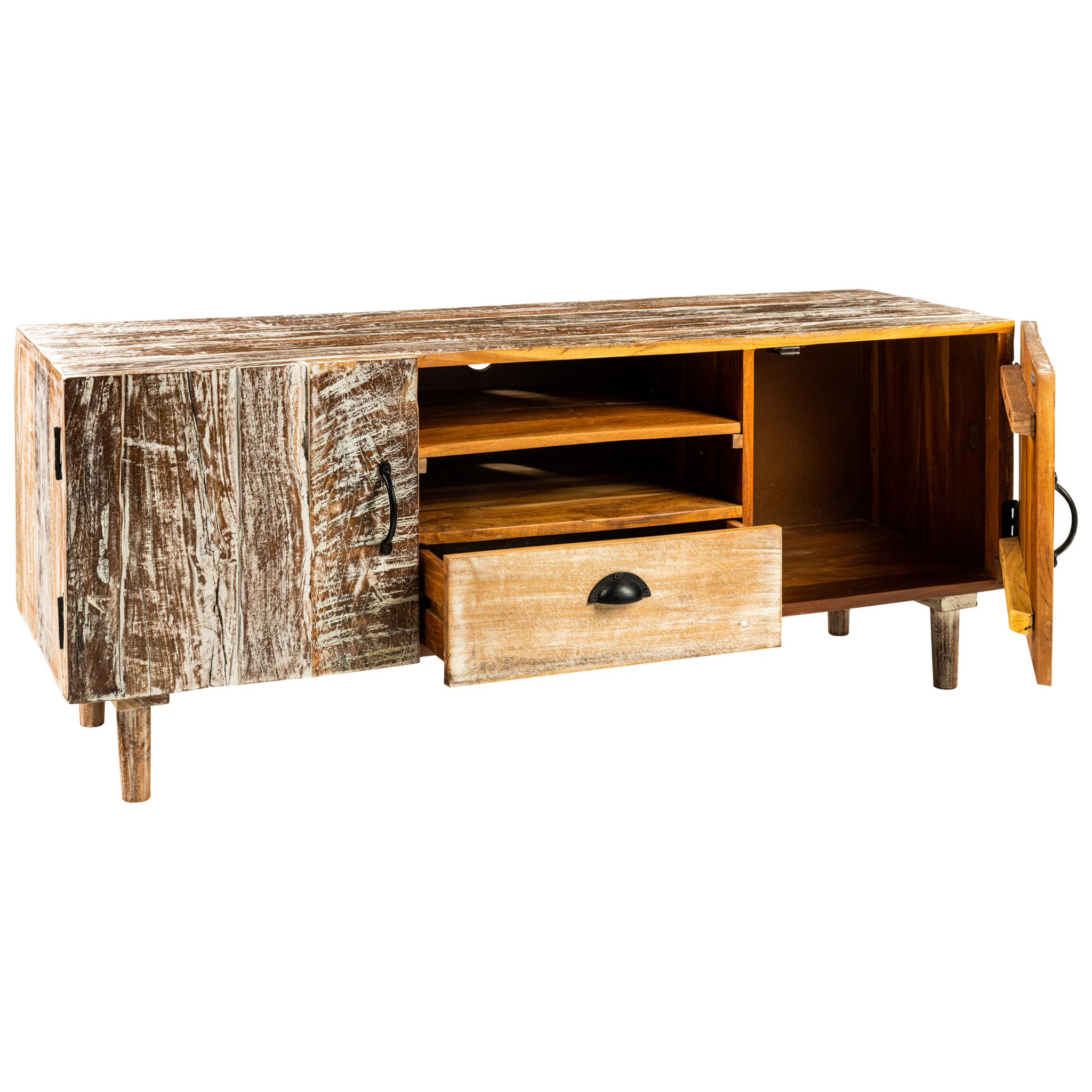 PRIMITIVE - MOBILE BASSO PORTA TV - misura: 140X45X55 cm