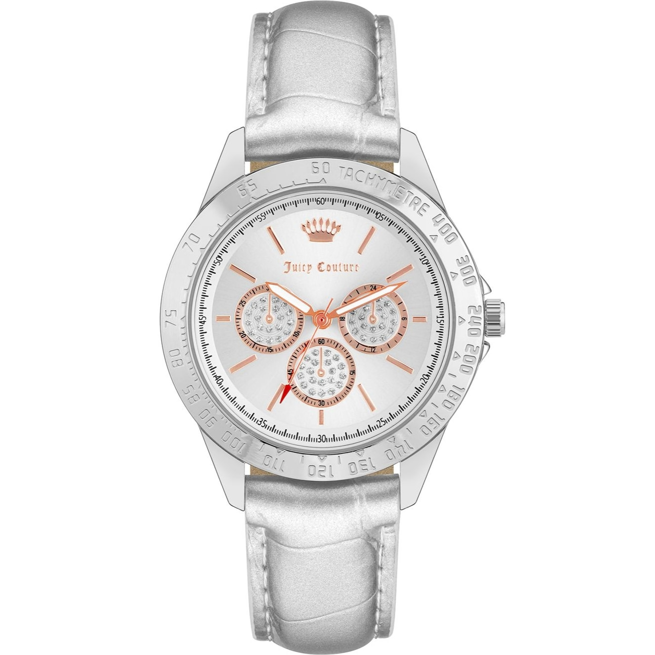 Reloj Juicy Couture JC1221SVSI Mujer Analogico Cuarzo con Correa de Polipiel