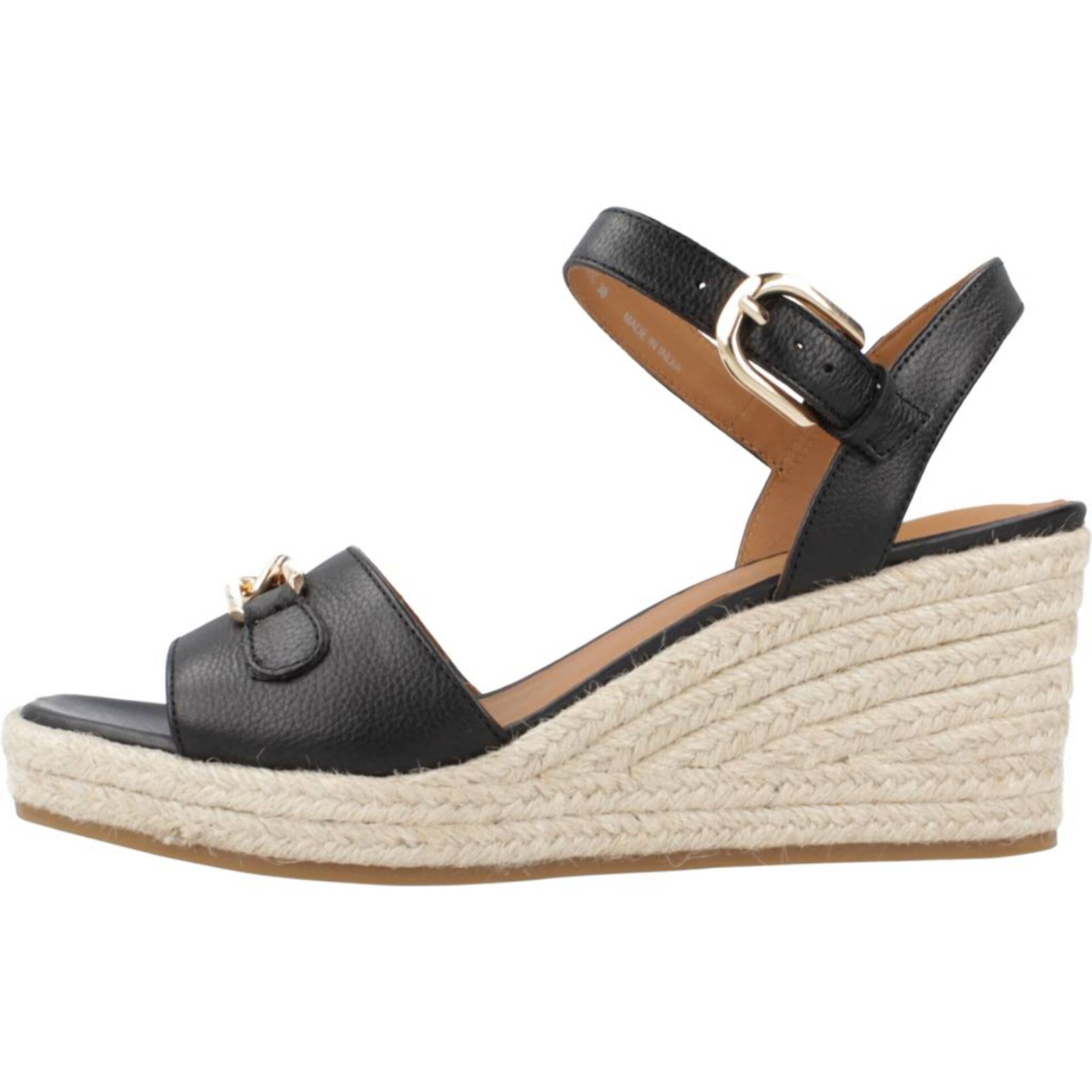 Sandalias Mujer de la marca GEOX  modelo D PANARES C - TUMB.LEA NEGRO