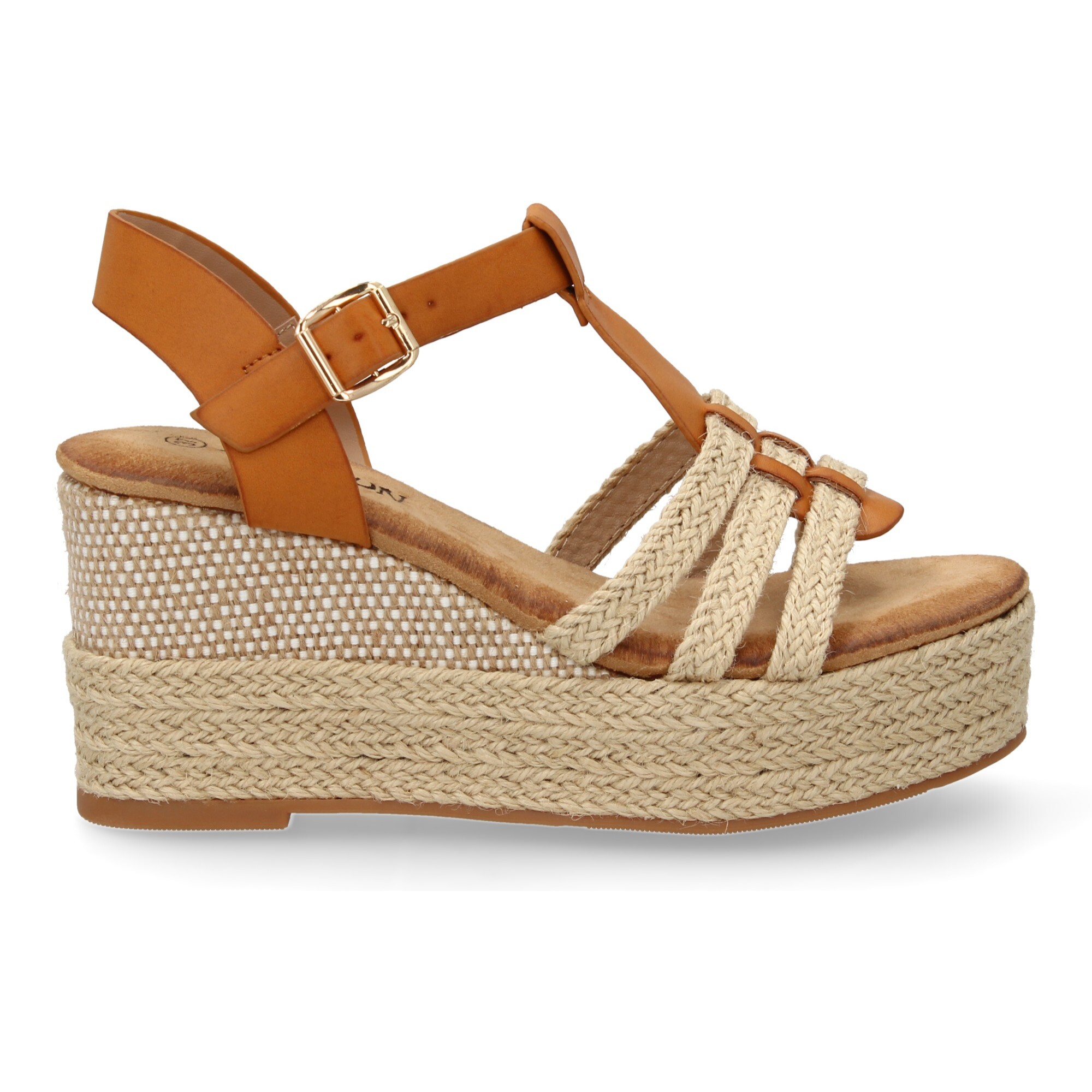 Sandalia de Cuña de Yute para Mujer, Comodas y Elegantes, Diseño Moderno