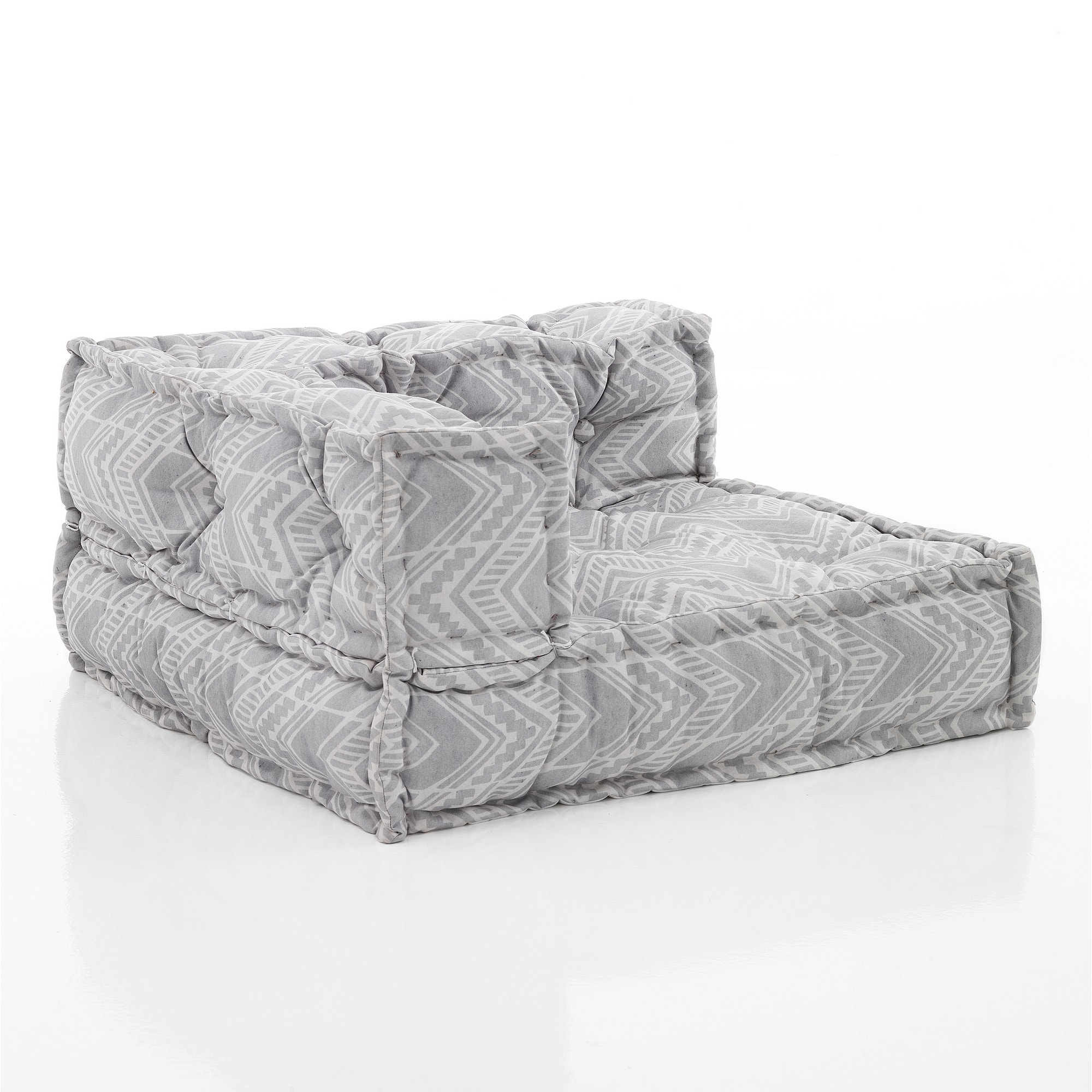Tomasucci Elément d'angle OUTDOOR IKAT GRIS