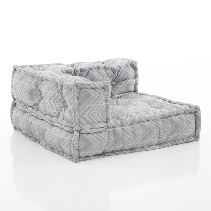 Tomasucci Elément d'angle OUTDOOR IKAT GRIS