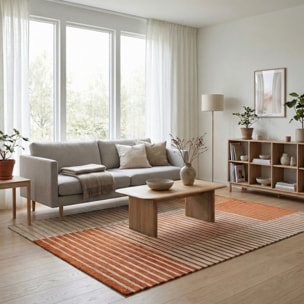 Tappeto arrredo Neon ruggine CON FONDO ANTISCIVOLO