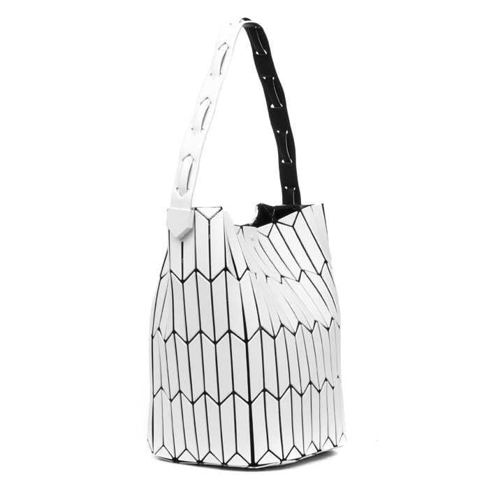 Arroscia borsa a spalla design geometrico.