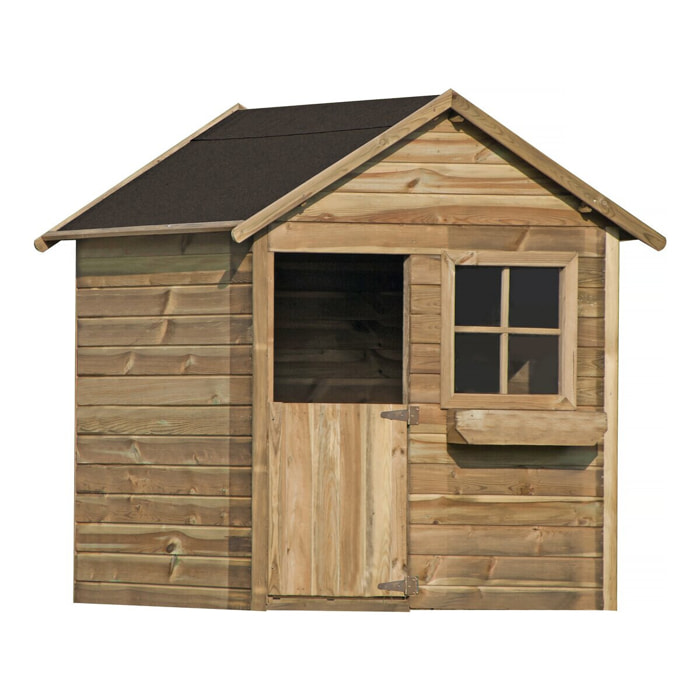 Maisonnette "Coccinelle" - 126 x 112 x 158 - Bois