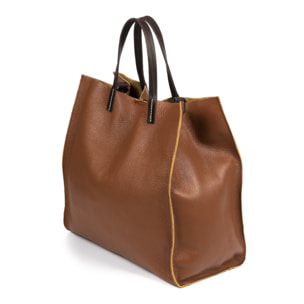 Bianca Bolso Shopper Mujer.Piel auténtica Dollaro