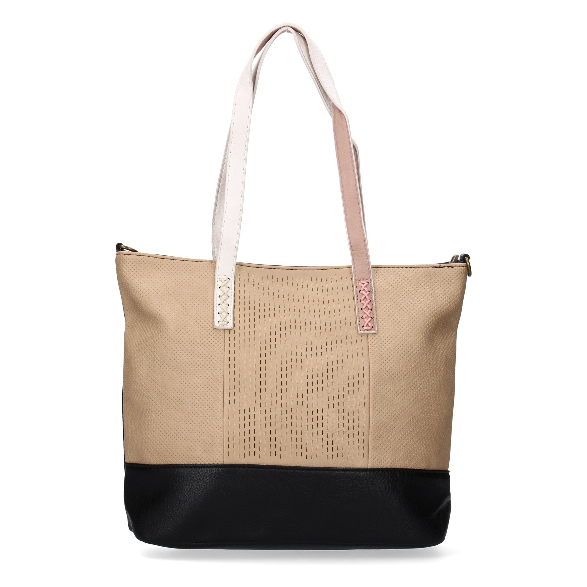 Bolso de hombro para mujer, diseño moderno con correas ajustables compartimento principal con cremallera