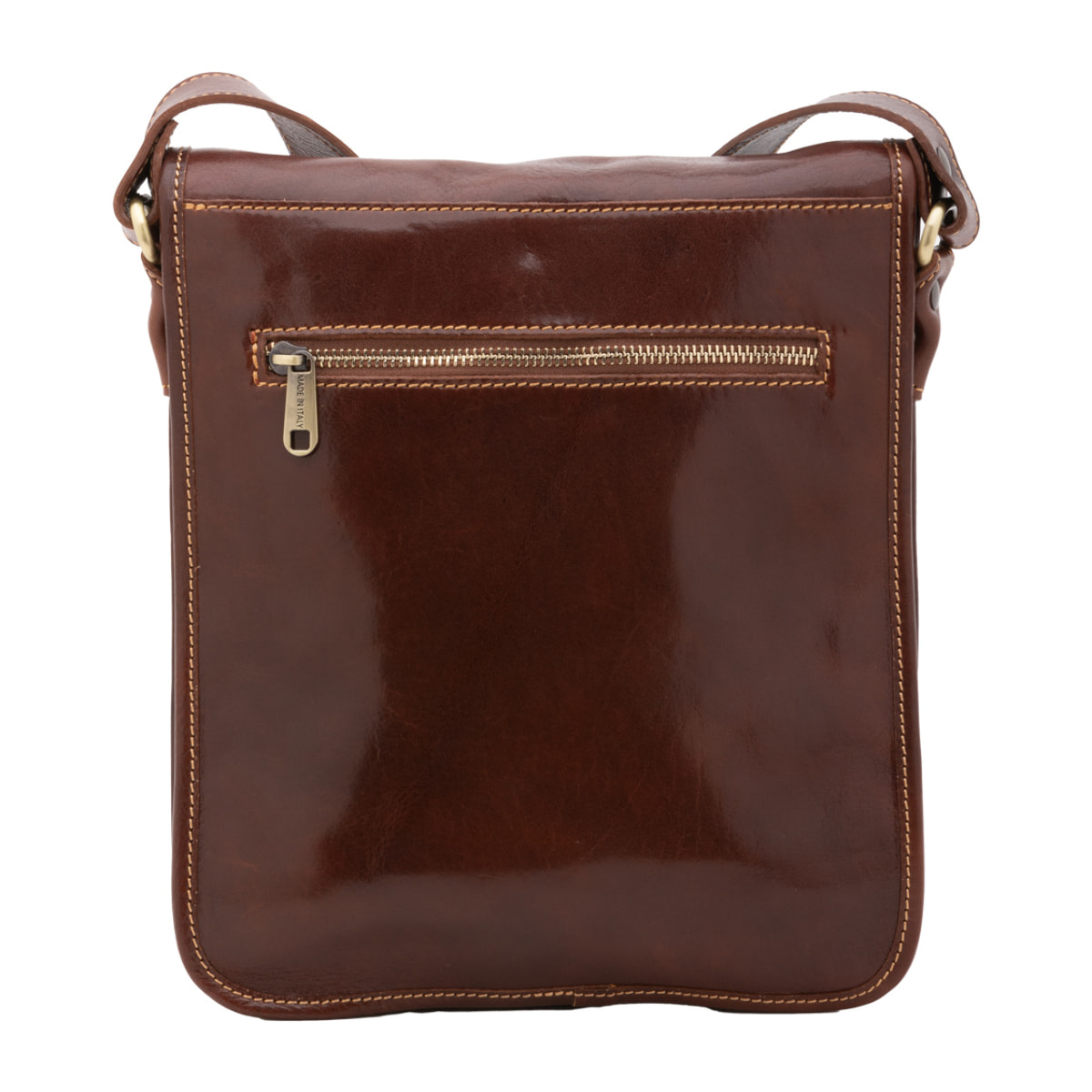 Borsa a tracolla  da uomo In Vera pelle Made in Italy 29x24x9 cm