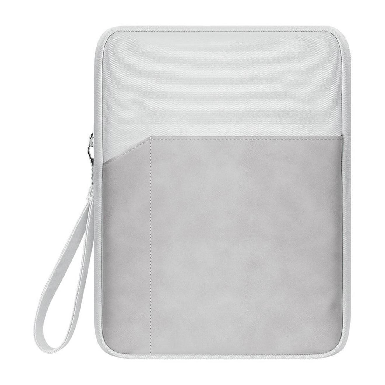 DAM Funda universal para tablet de 12 pulgadas. De tela con acolchado grueso. Acabado interior en terciopelo suave. Cierre de cremallera. 22,3x2,5x28 Cm. Color: Gris