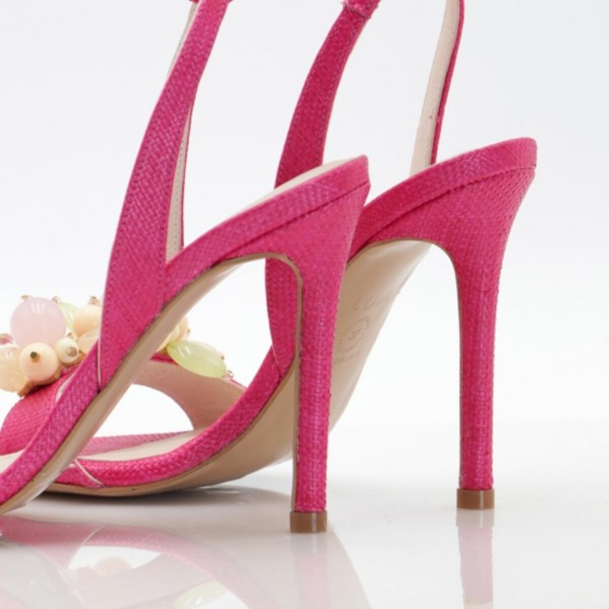 SANDALIAS RAFIA ROSA WESORI