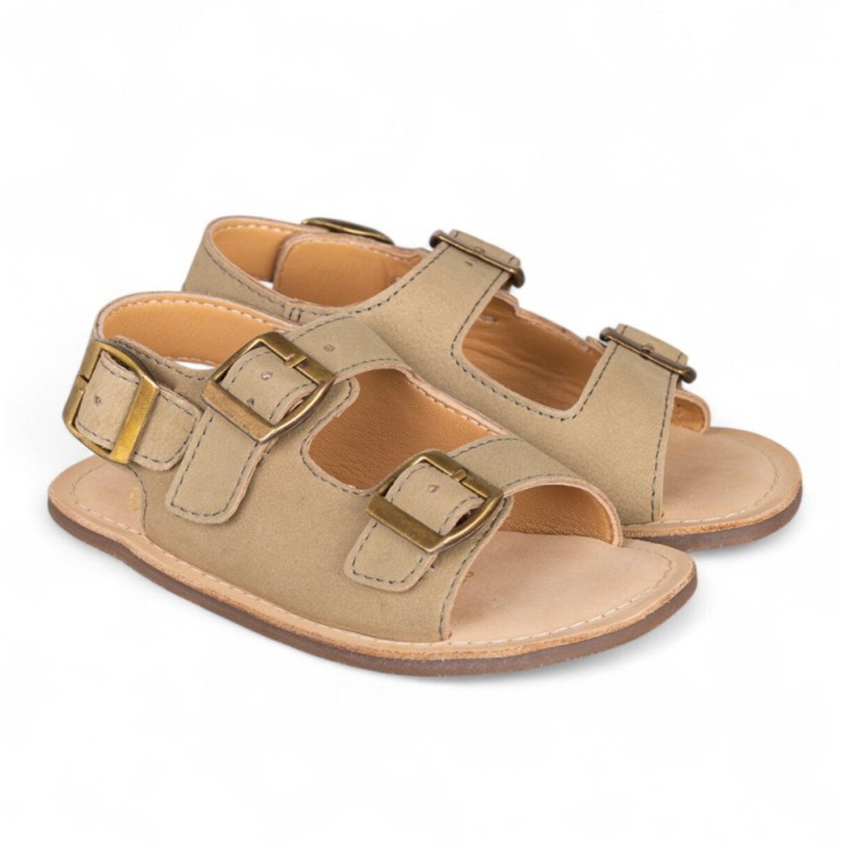 SANDALIA BAREFOOT PIEL CHETTO TIPO BIO CAQUI