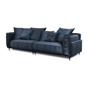 Canapé Velours Fiorenzo - 3 places