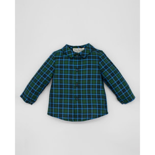 CAMISA CUADROS AZUL Y VERDE