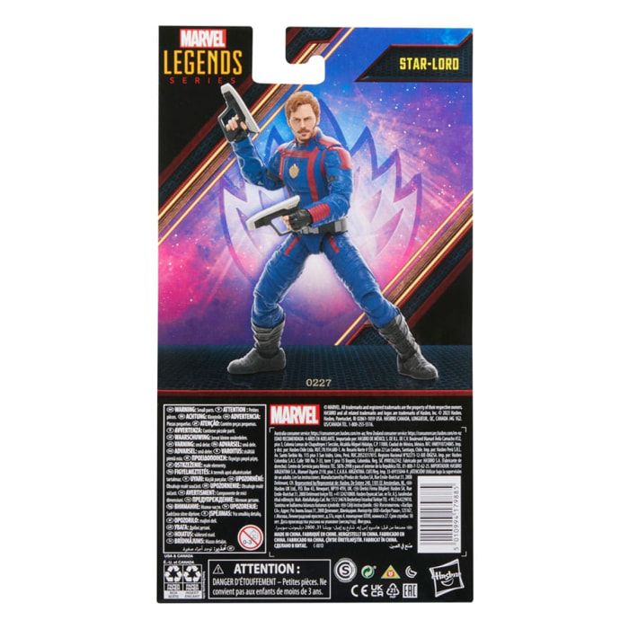 Guardiani Della Galassia Comics Marvel Legends Action Figura Star-lord 15 Cm Hasbro